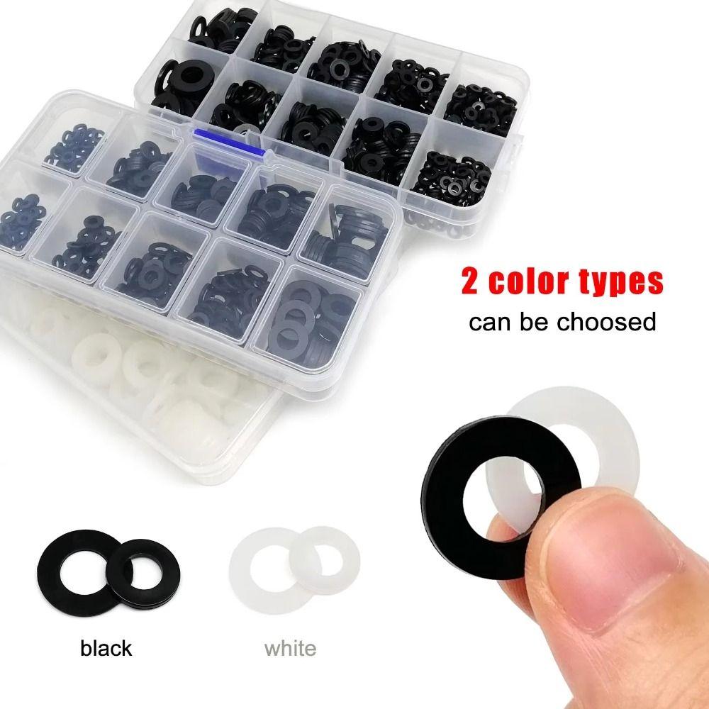 Waterproof Sealing Gaskets Flat Ring Rubber Gaskets Gaskets Assortment Kit  Plumbing Pipe Repair