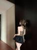 Leopard Print Halter Neck Camisole - Chic Slim Fit Top for Women