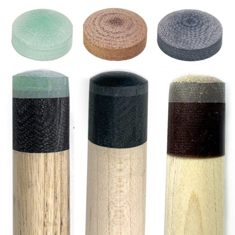 5pcs Billiard Pool Cue Tips High Hardness Cue Pool Stick Tip Breaking/Jumping Tip Head Billiard Cue Accessories