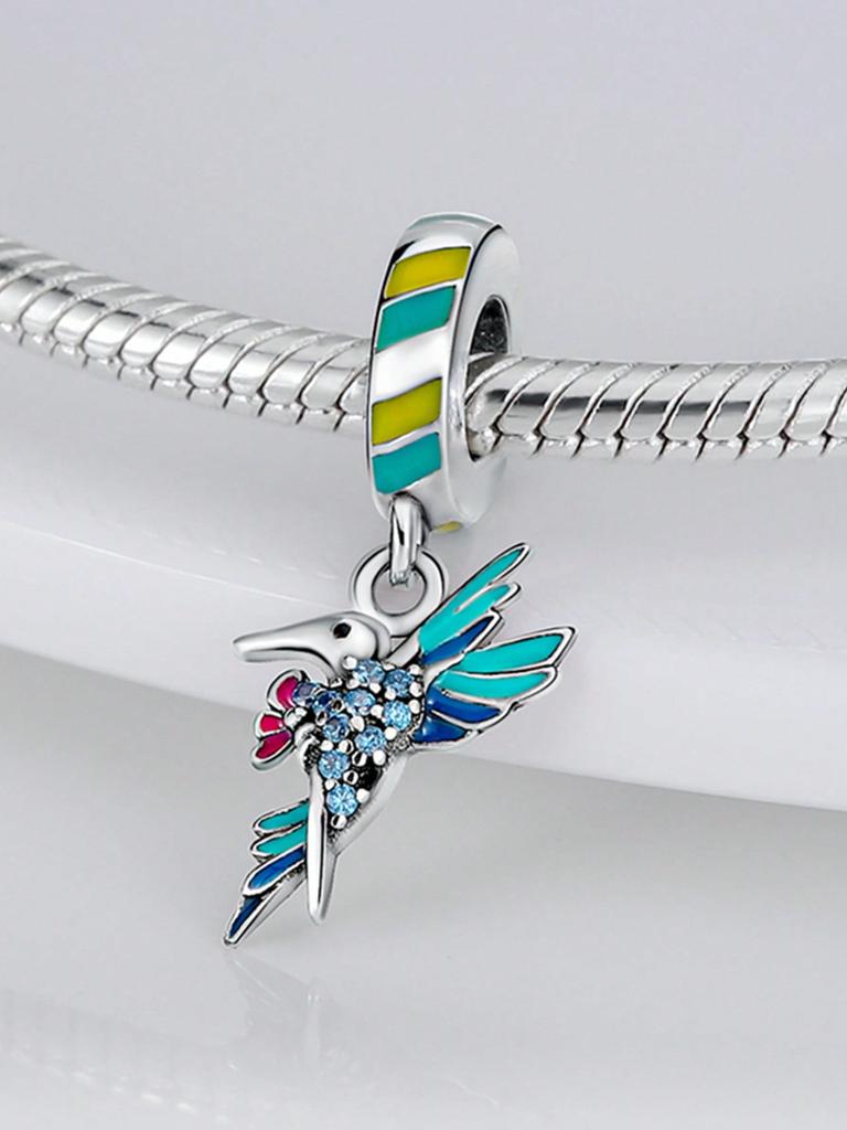 Copper Colors Rainbow Balloon Cat After The Rainbeads Charm Pendant For Original Bracelet For Women Diy Jewelry Love Gift