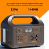 150W LED-Anzeige Mobile Energiespeicherung Powerstation Reisen Camping Notfall Powerbank Tragbare Outdoor-Stromversorgung