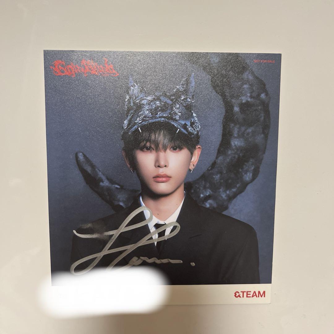 

[USED] & team HARUA Harua Moon Wolf autograph