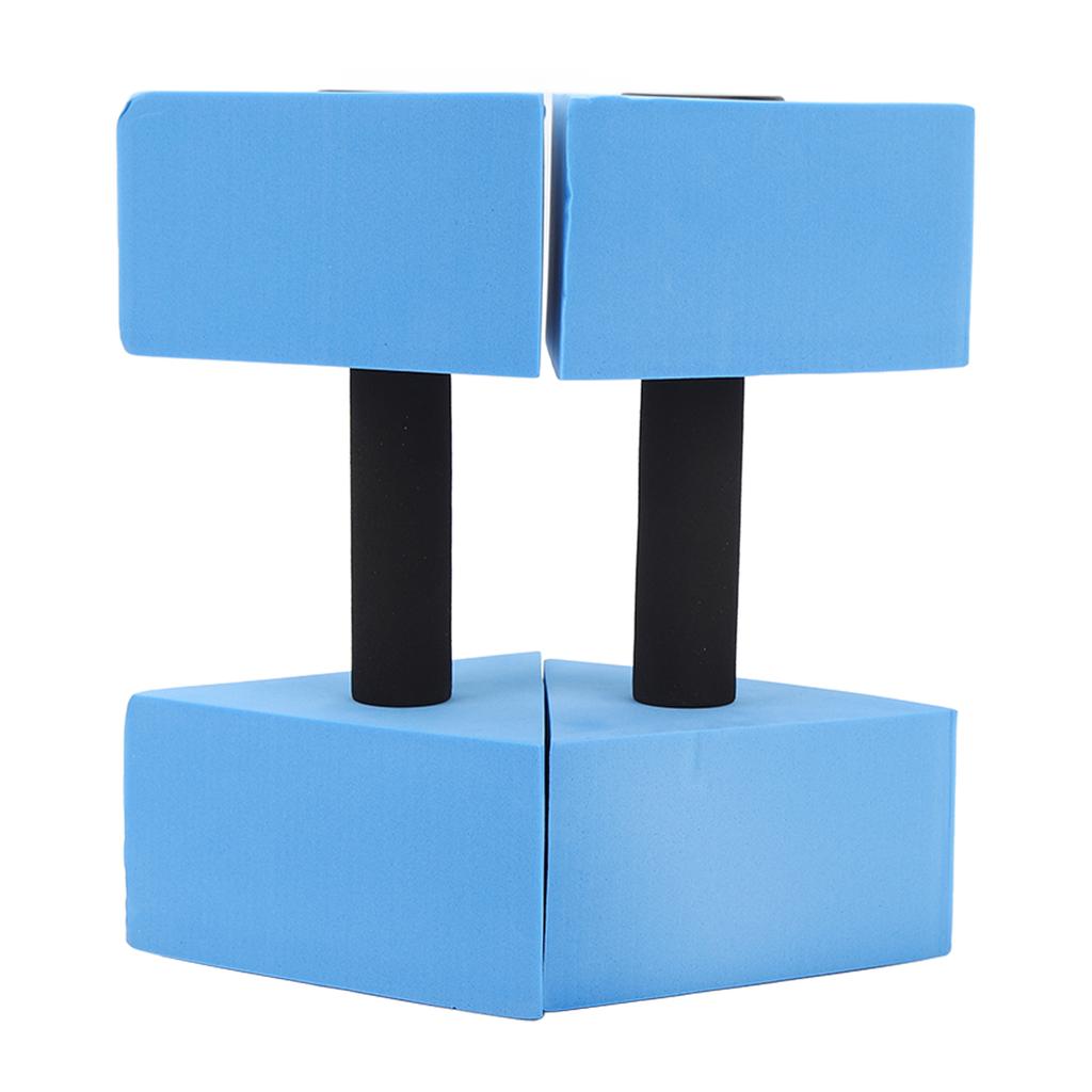 1 Pair Water Floating Dumbbell Triangle Chidren Swimming Teaching Aids for Kids Swimming Blue