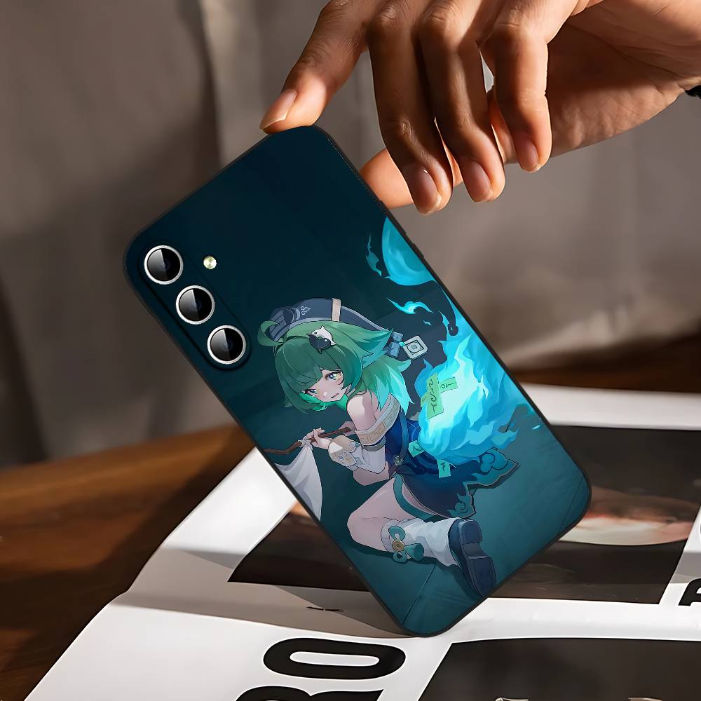 

Чехол для телефона Honkai Star Rail Huohuo для Samsung Galaxy S24/S25/S22/S30/Note20/Lite/Ultra/5G/Plus/FE Мягкий Черный S21plus