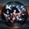 Placa de Metal Vintage da Banda Kiss 8 Polegadas Redonda Decoração de Parede para Casa Bar Café