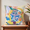 K-kohei K-kyomori Art Cushion Cover For Pillow Printing Sofa Decoration Home Car Room Coffee Shop Office Nordic Simplicity