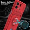 Sliding Camera Protection Case for Redmi Note 13 Pro 5G 4G 12 11 Pro Plus 13 C 12 C Vehicle Magnetic Bracket Card Wallet Shell