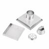 304 Stainless Steel Floor Drain 4.33 Inch Waste Gate Durable Shower Drain  Laundry Room