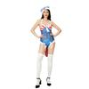 Halloween Costumes European and American Women's Clothing Stage Performance Clothing onesie Catwoman Sexy Skinny Bull Demon King Performance Costume