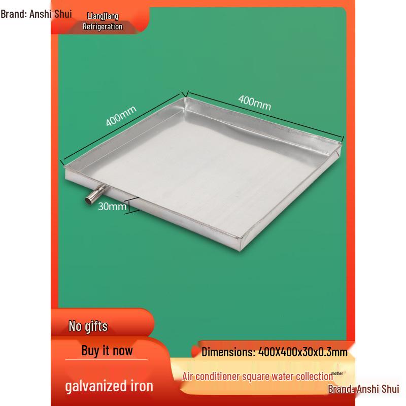 Stainless Steel Air Conditioner Outdoor Unit Water Collection Tray