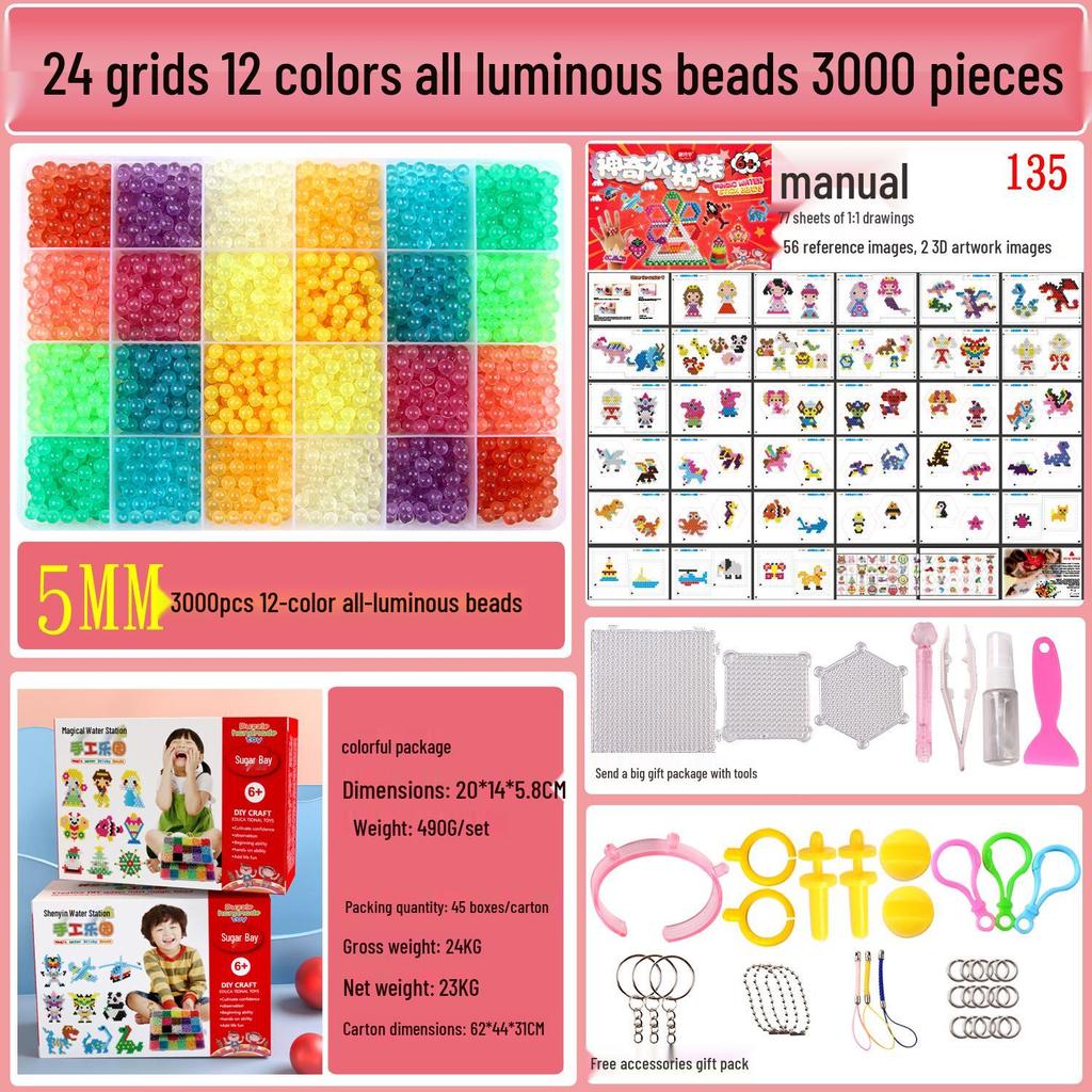 Mist Magic Water Soluble Sticky Beads DIY Handmade Toy