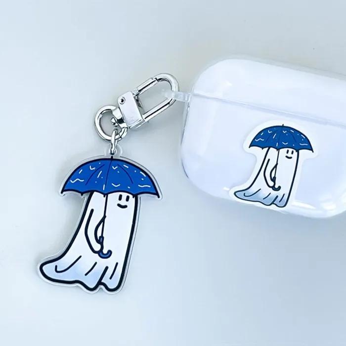 [Furdy] Ghost Service Center - Umbrella Gody Keyring