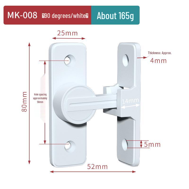 Ρετρό Κλειδαριά Συρόμενης Πόρτας Μπάνιου Επιφανείας Φωταυγής