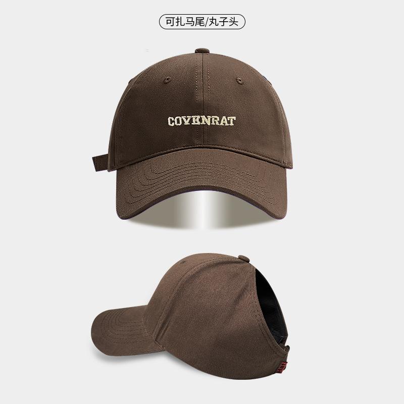 Empty top letter sunshade children hard top embroidery letters show face small sunscreen cap outdoor sports cap tide