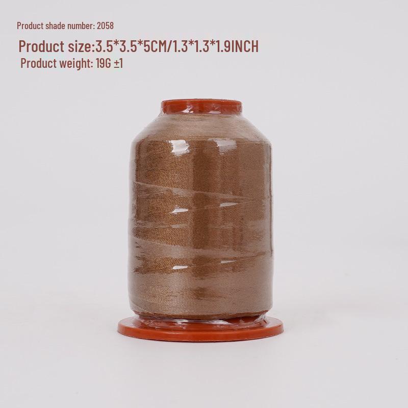 Polyester Sewing Thread: 100 Colors, 500 Yards, Fine Two-Strand, High-Speed, for Hand Sewing