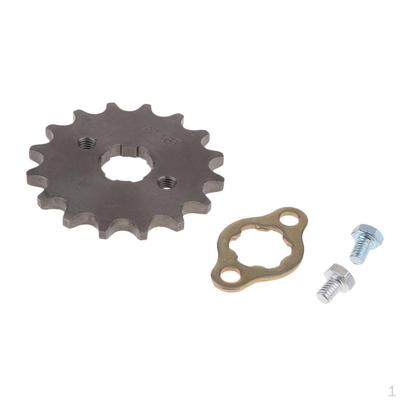 1 Set Of Chain Motor Sprocket 17mm 20mm Shaft Front Pinion For 420 - 420-16T-20mm