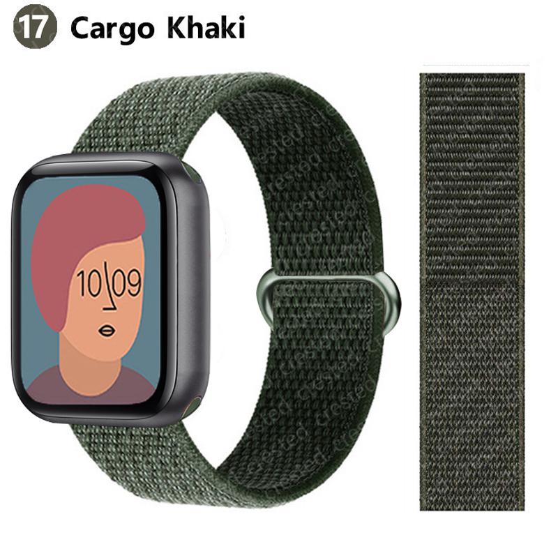 2pcs Straps For Apple Watch Band 44mm 40mm 45mm 46mm 42mm 49mm 41mm Nylon Loop Bracelet iwatch Series 10 9 8 7 6 5 3 se ultra 2