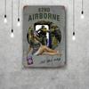 Airborn Classic Poster Rusty Metal Plaque Retro Decorative Plate Bar Man Cave Garage Club Metal Sign Wall Decoration