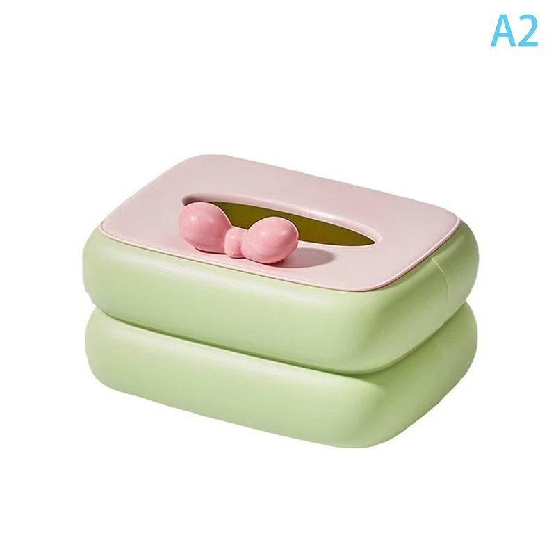 Color Tissue Box Organiser Desk Tissue Box Napkin Holder Portable Girl Wall Mounted Tissue Box With Lid Holder Living Room