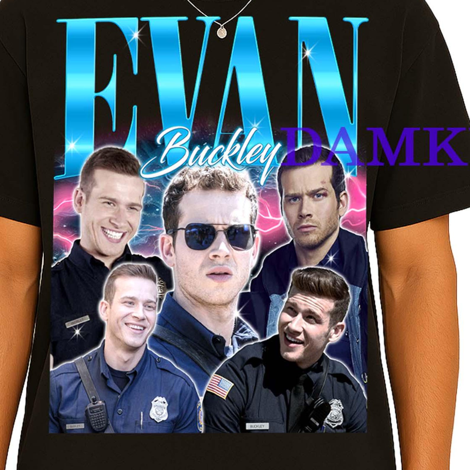 Evan Buckley Shirt, Evan Buckley Retro Tshirt, 9-1-1 Tees, Evan Buckley Fan Gift, Buck T-Shirt, Firefighter Shirt, Firefighter TV Show Shirt M