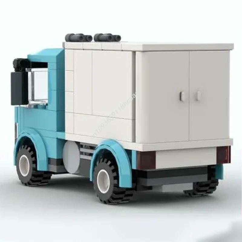 109pcs MOC Box Truck Cityed Model Building Blocks Architecture Toys Assemble DIY Christmas Gift Education Brick Birthday