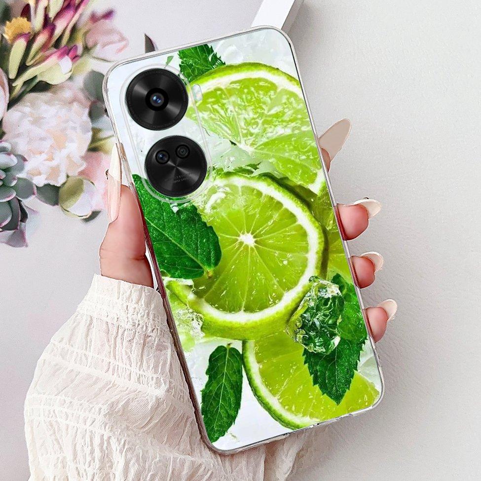 For Huawei Nova 11 SE BON-AL00 Case For Huawei Nova 12 SE Cover BNE-LX1 Luxury Butterfly Love Fashion Flowers Cool Lion Painted