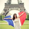 Drapeau France - PHONILLICO - 90 x 150 cm - 100% Polyester - Supporter Football - Coupe du Monde 2019
