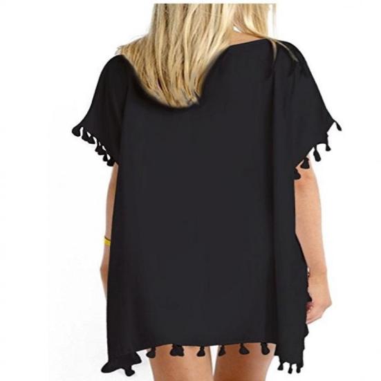Womens Bikini Cover Up Dress Swim Beach Bathing Swimsuit Baggy Tunic Tops T-Shirt