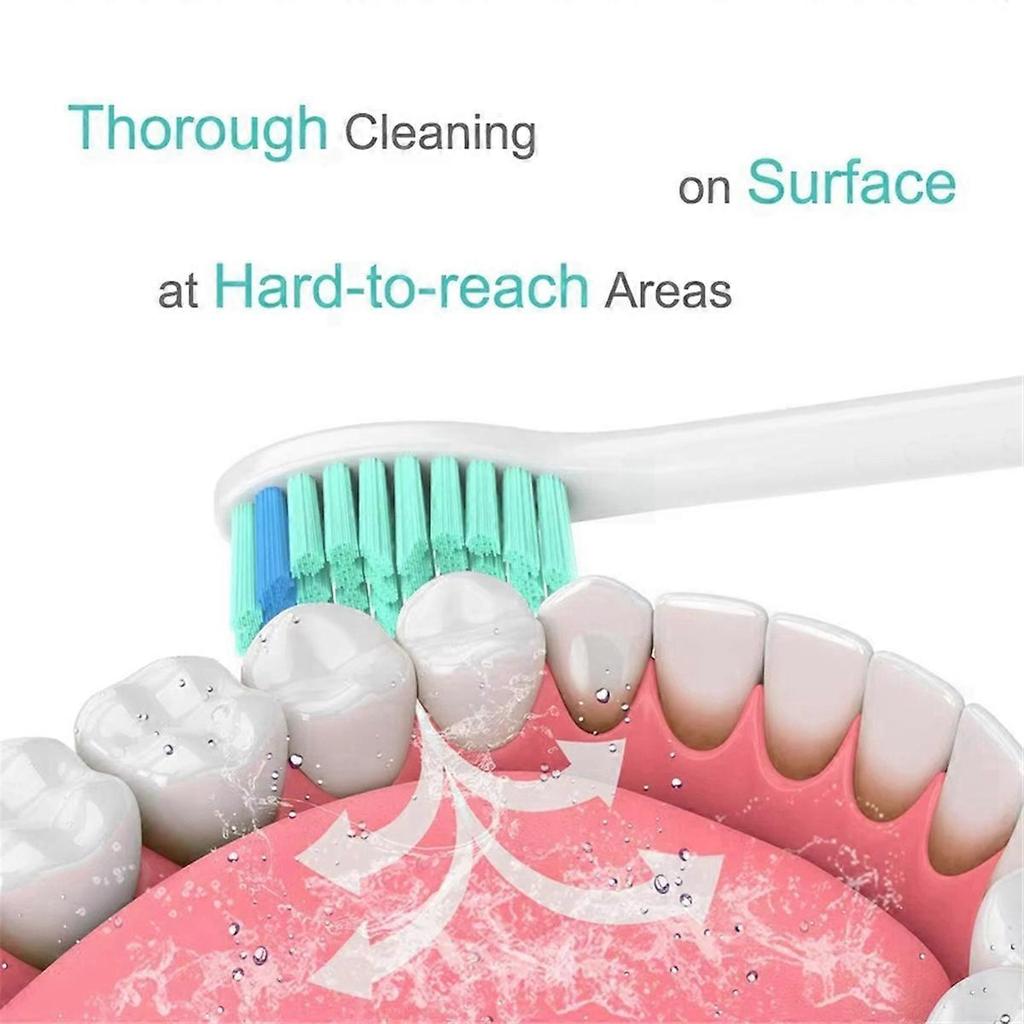 Philips Sonicare Toothbrush Heads Replacement 4-Pack Compatible with HX5100 HX5251 HX5451 HX7001 HX7351 HX9552 HX9553 Series Deep Cleaning