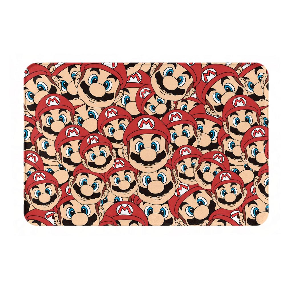 M-Marios Super Bros Front Door Floor Entrance Mat Outdoor Bathroom Kitchen Doormat Garden Carpet Rug