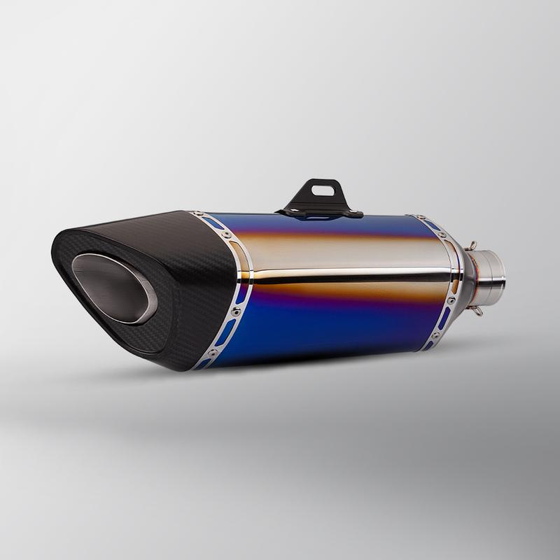 51mm Universal Motorcycle R11 Exhaust Pipe Muffler with Db Killer for Pcx 125 150 C650gt Tmx530 Cb500 590MM 490MM