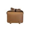 Leather Crossbody Bag Small Square Retro Style Lock Accent Daily Use