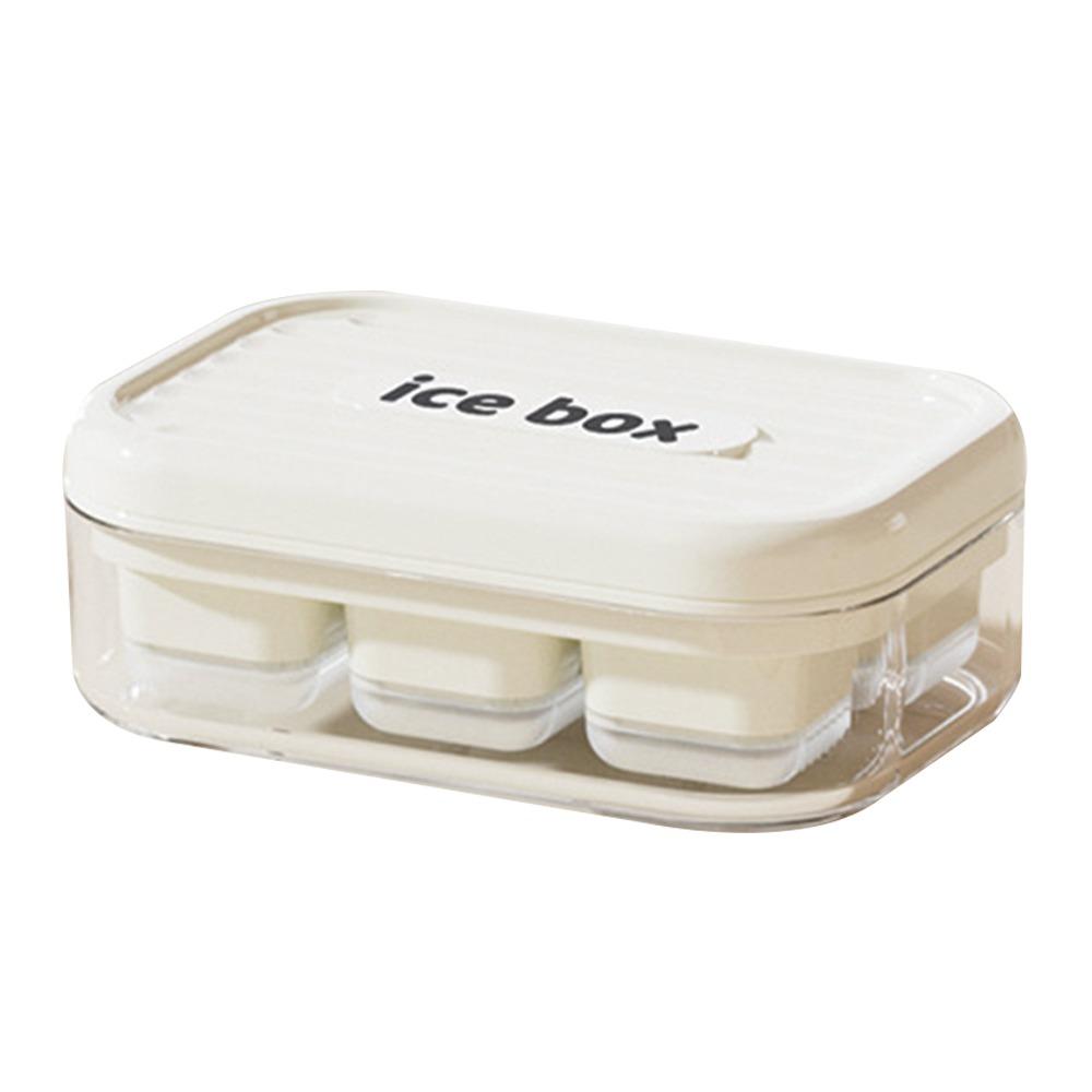 Press Type Summer Ice Cube Tray Quick Frozen With Storage Box Maker Ice Box Homemade Leak-Proof Ice Cube Maker Kitchen
