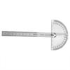 Stainless, Steel Protractor Ruler With180 Degree Rotation, Easy To Use, Clear Markings for Angle Measurement