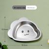Qianxing 304 Stainless Steel Kids Cartoon Animal Lunch Plate