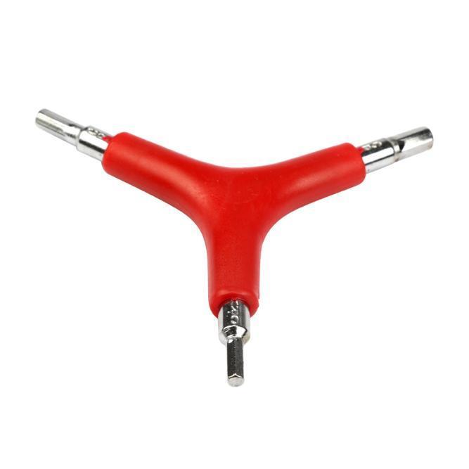 New Red Bike Bicycle Cycling 3 Way Y Type Hex Allen Wrench Tool Size 4 5 6mm