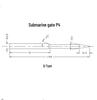 Fine Runner EDM Copper Electrode: Submerged Gate Purple Copper Rod