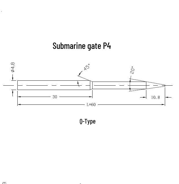 Fine Runner EDM Copper Electrode: Submerged Gate Purple Copper Rod
