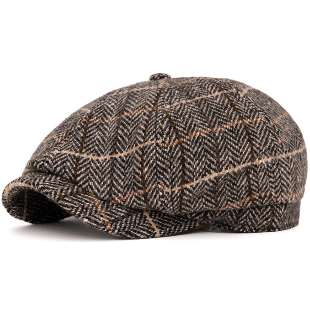 HT4972 Berets High Quality Men Women Autumn Winter Hat Artist Painter Wool Beret Hat Male Female Flat Cap Octagonal Beret Caps