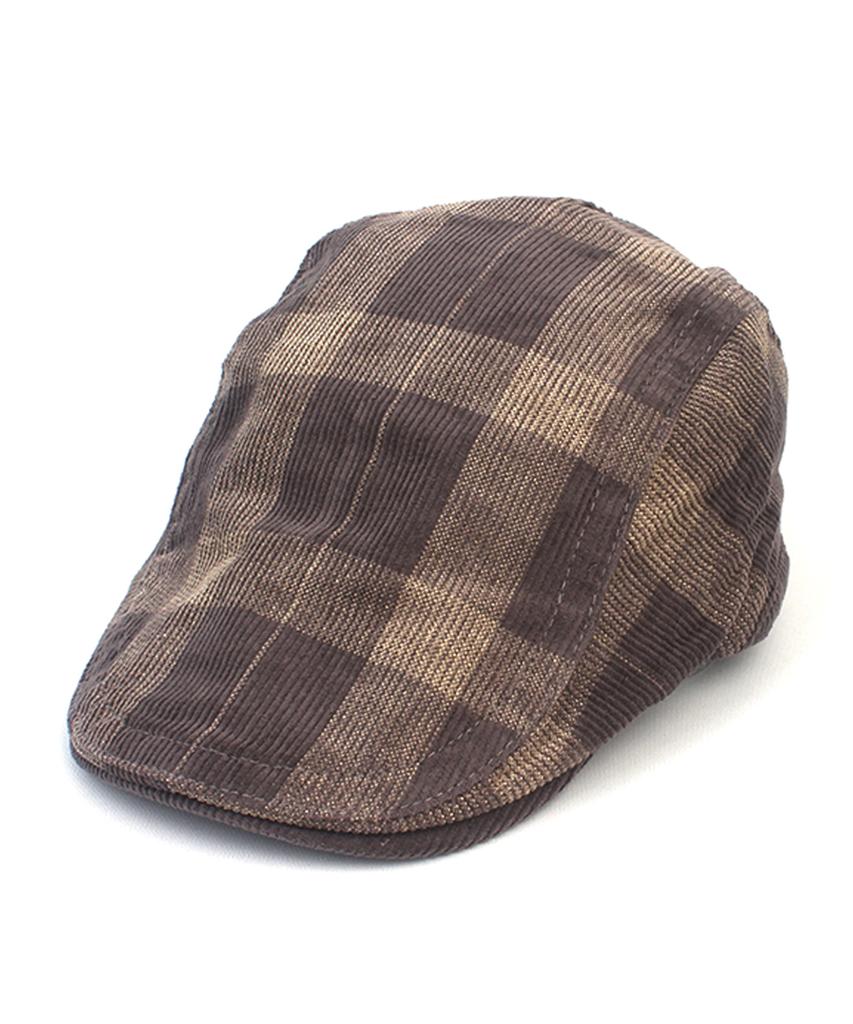 Yunibeosyeolkemiseuteuli Corduroy Tartancheck Gray Huntingcap