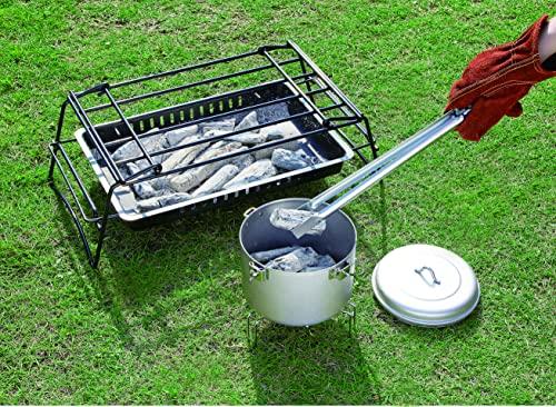 [Amazon.co.jp Exclusive] Captain Stag Ulster Fire Extinguisher Pot, Medium, Made in Japan, UY-7025, Silver