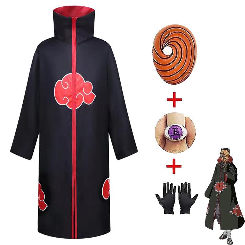 Halloween Cape Cloak Stand Collar Hooded Cosplay Costume for Anime Role Play