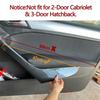 Car Interior Door Black/Silver Left Right Handle Cover Trim for VW Golf 6 MK6 2009 2010 2011 2012 2013 5K4868039A 5K4868040A