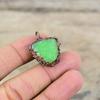 Geschnitzter Grüner Onyx Anhänger Elektrogeformter Kupferanhänger Echter Edelsteinanhänger Elektrogeformter Kupferschmuck Handgefertigter Anhänger Geschenk für Frauen