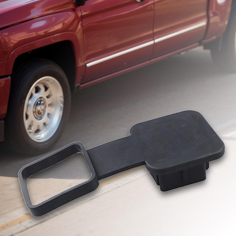 1-4PCS Waterproof Trailer Hitch Receiver Cover Plug Tube Cap Protector Trailer Hitch Cover 2 Inch Receiver Auto Square Plug