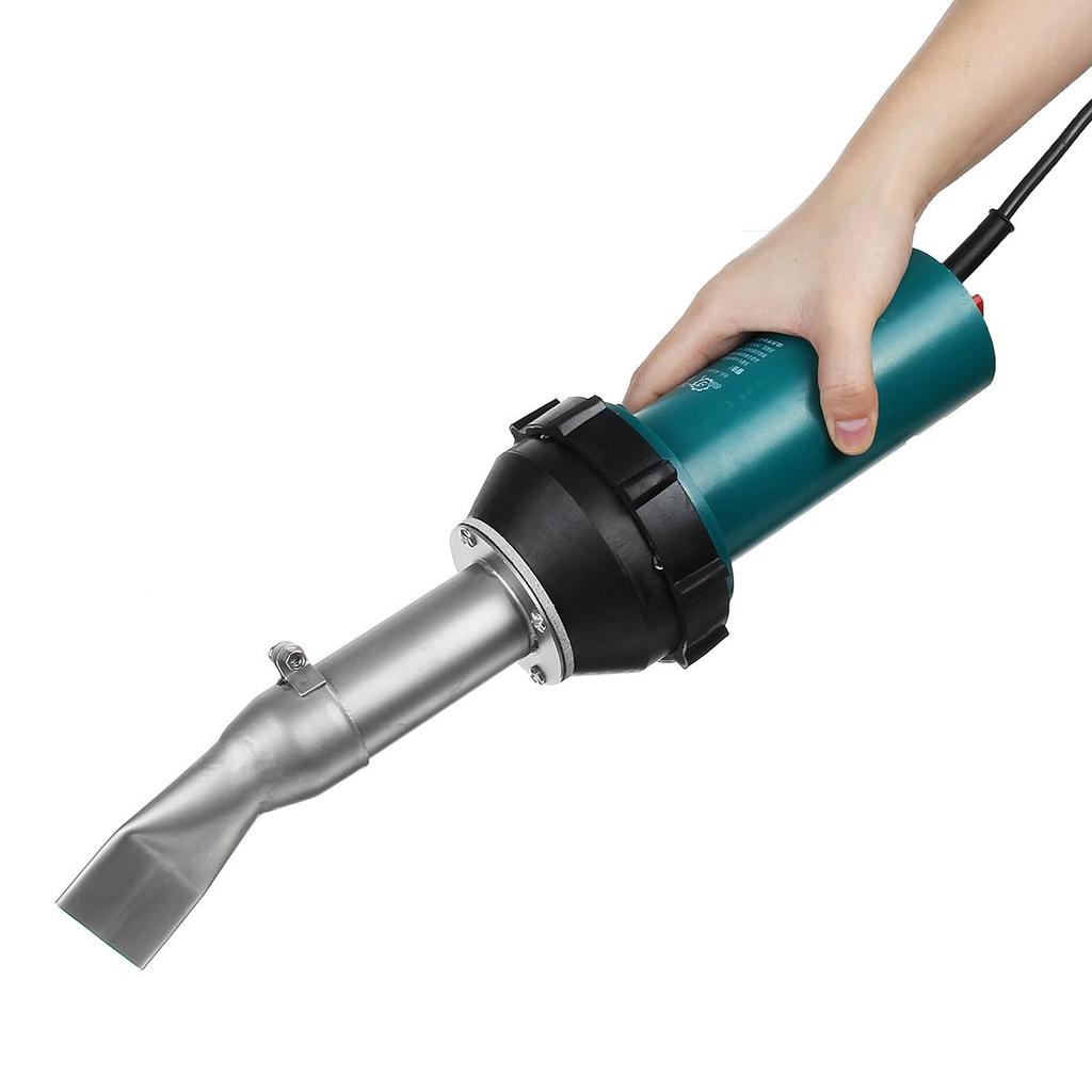 AC 220V 2000W 50/60Hz Hot Air Torch Plastic Welding Gun Welding Torches For Welder + Round / Flat Nose Wholesale Price