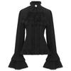 2023 Women's European & American Steampunk Victorian Pleated Shirt