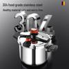 Denifei 304 Stainless Steel High-Pressure Cooker, Gas & Induction-Compatible, Thickened & Explosion-Proof.