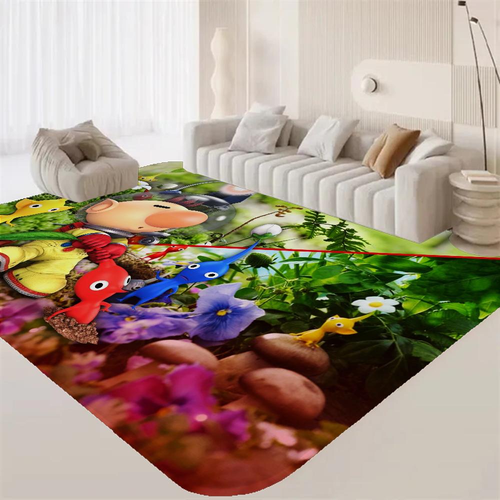 P-Pikmin Game Room Kitchen Mat Cheaper Anti-slip Modern Living Room Balcony Printed Modern Home Decor