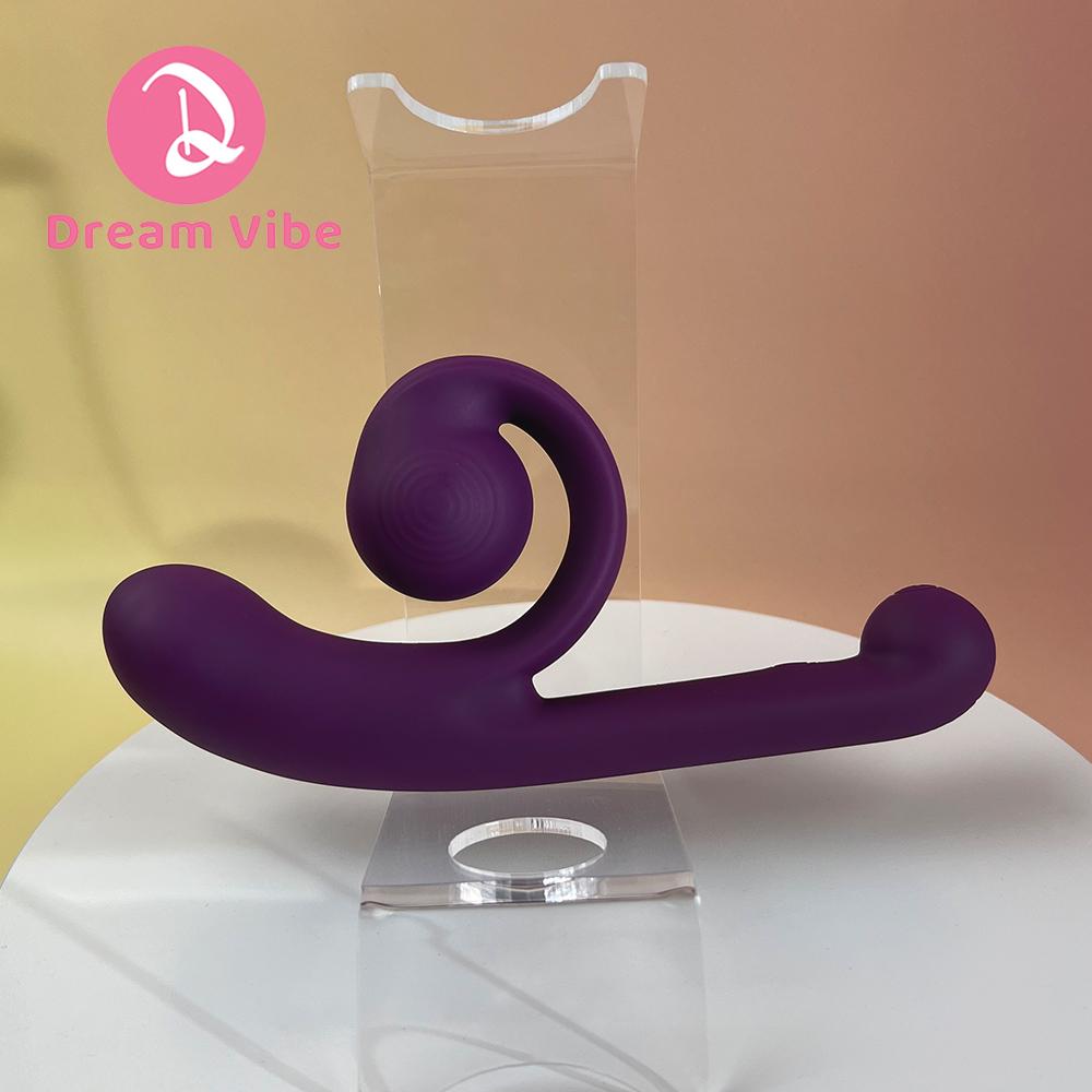 Pink Snail Vibrator G-spot Dildo Penetration Flexbile Snail for Perfect Clit Fit Stimulaiton 10 Modes Pleasur Sex Toy for Woman